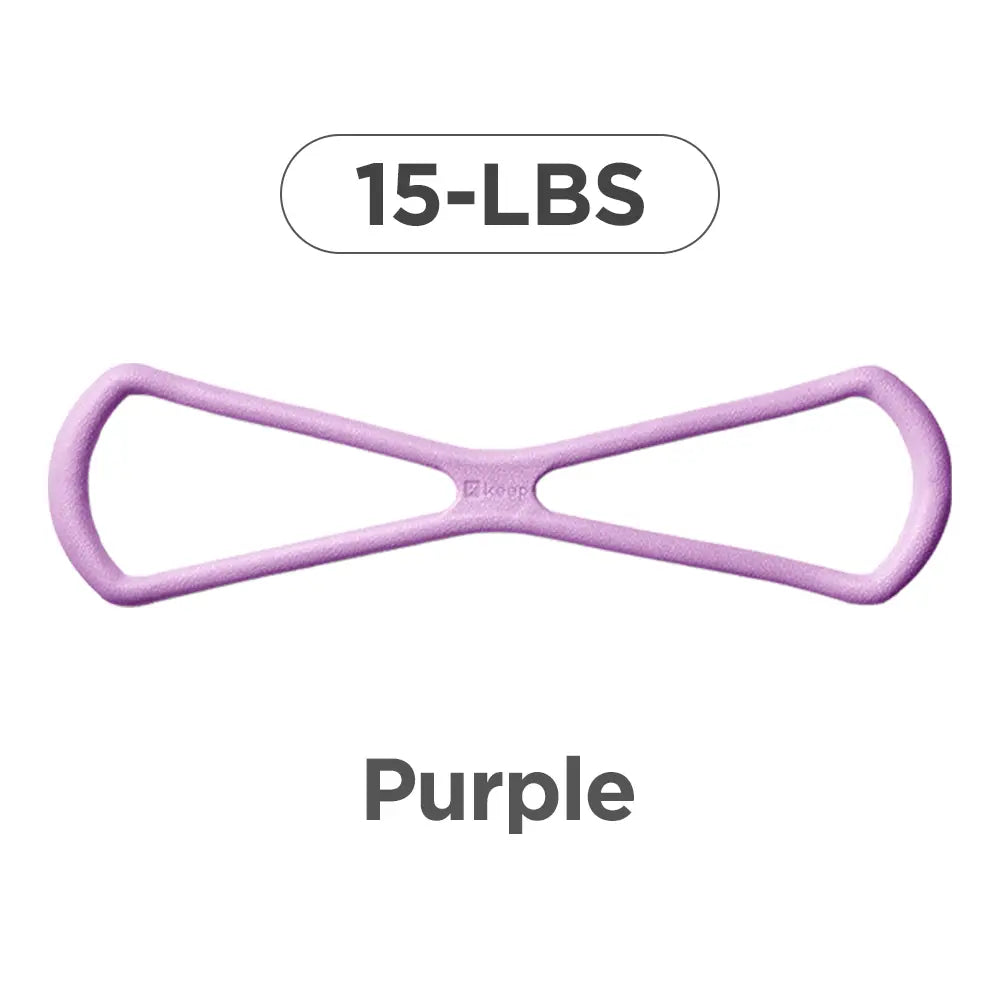 Keep Resistance Bands Figure 8 Exercise Bands for Women 8 Shaped TPE Material for Arms Chest Expander Yoga Gym Fitness Muscle Training Summervibes